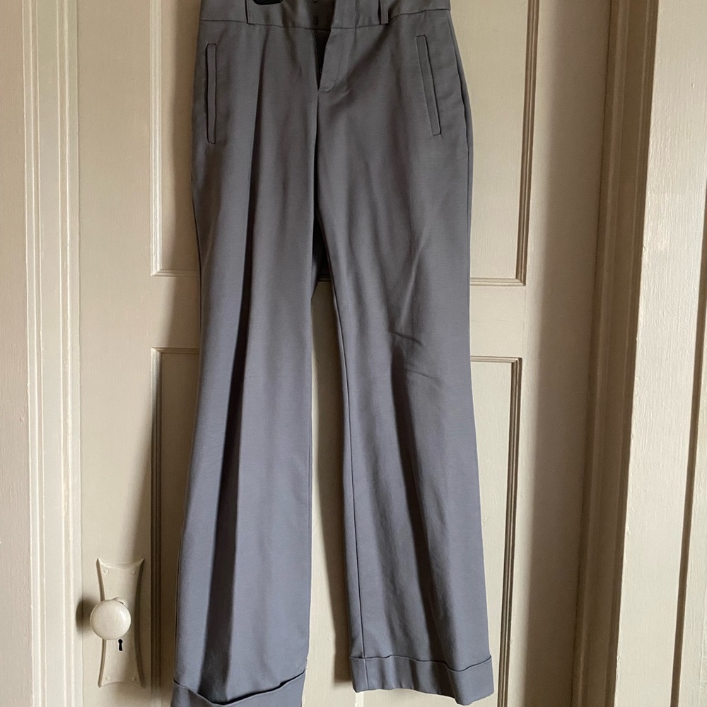 Gray Cuffed Banana Republic Pants